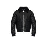 AllSaints Vaucluse leather aviator jacket - Black M-L