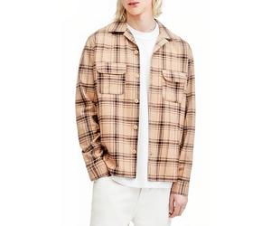 AllSaints Wendel Ls Shirt Bramble Pink size XS | Casual Shirts Outlet | Men | Pink XS