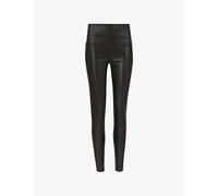 Allsaints Womens Allsaints Cora High-Rise Faux-Leather Leggings Black 14
