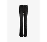 Allsaints Womens Allsaints Haldan Slim-Fit Boot-Cut Stretch-Denim Jeans Washed Black 32