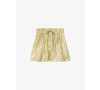 Allsaints Womens Allsaints Isla Graphic-Print Woven Shorts Joanne Gold Gr 6