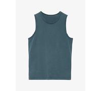 Allsaints Womens Allsaints Jenny Round-Neck Cotton Tank Teal Blue S