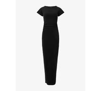 Allsaints Womens Allsaints Katarina Slim-Fit Stretch Cotton Maxi Dress Black 10