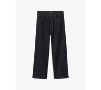 Allsaints Womens Allsaints Sadie Barrel-Leg Mid-Rise Stretch-Denim Jeans Rinse Wash Ind 28