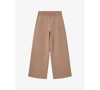 Allsaints Womens Allsaints Sonny Logo-Embossed Stretch-Knit Trousers Pine Bark Brow 10/12