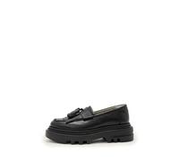 Allsaints Womens Beth Tassel Loafer, Black, 8 UK