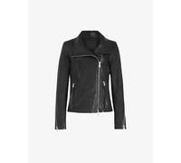 Allsaints Womens Black Ellis Leather Jacket 6