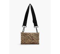 Allsaints Womens Carcle Leopard Ezra Leopard-print Recycled-polyester Cross-body Bag 1 Size