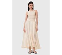 AllSaints Zenia Dress Almond White size M | Midi Dresses Outlet | Women | Brown M