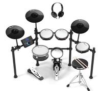 ALLSET 700 Professional Electronic Drum Set | 10" Dual-Zone Snare, 12" Cymbal, Double Layer Mesh Pads | 600+ BFD Sounds, 30 Kits, USB/MIDI Connectivity | Electric Drumset Full Size Ideal for Adults