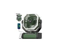 Allsion Portable Fan 24000mAh Battery Powered with Remote & LED, 4 Speed Strong Airflow, Desk/Camping/Outdoor/Gym Fan for Office Travel Treadmill Camping Gear