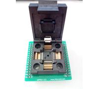 ALLSOCKET QFP64-0.5 QFP64 TQFP64 QFP64 to DIP64 Programming Adapter FPQ-64-0.5-06 0.5mm Pitch 10x10mm IC Dimension Clamshell Adapter Soldering Version(QFP64-0.5-ACL)