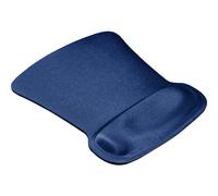 Allsop 30193 Blue Mouse Mat - Mouse Mat (Blue, Uniform, Gel, Rubber, 203.2 mm, 279.4 mm, 2.54 cm)
