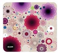 Allsop Mouse Pad, Retro Floral (30594),Black,9"*7"