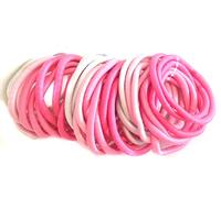 Allsorts® 36 Pink Tones Endless Elastics Hair Bobbles Elastic Bands Hair Accessory