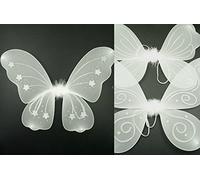 Allsorts® Large White Glitter Angel Fairy Fancy Dress Wings