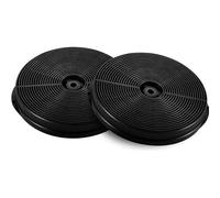 AllSpares Activated Carbon Filter (x2) for Respekta, Bomann, Klarstein - 259 x 229 x 22 mm - Plastic, 0.29 kg