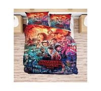(AllStaff, 135*200cm) Stranger Things Season 3 Duvet Cover Bedding Set Pillowcase UK Single 2PCS Set