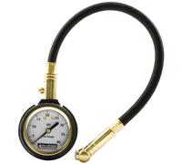 Allstar ALL44077 2" Face 12" Hose 0-40 PSI Range Tire Pressure Gauge