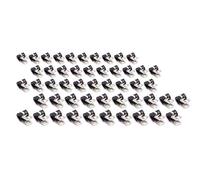 Allstar Performance ALL18300-50 Line Clamp, Aluminum, 3/16in