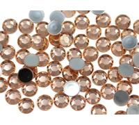 Allstarco 1000PCS 6mm SS30 Orange Peach .PCH Acrylic Flat Back Rhinestones for Jewelry Making and Face Painting Card Making Embelishments Plastic Gems