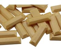 Allstarco 22x7mm Beige Wood.WD Natural 07 Baguette Flat Back Rectangle Acrylic Rhinestones Plastic Gems for Crafts Costume Embelishments Card Making Jewels Jewelry Making Cosplay Jewels 40 PCS