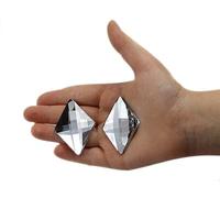 Allstarco 42x30mm Flat Back Medium Large Diamond Gems Pro Grade Indivually Wrapped - 4Pieces