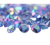 Allstarco 50PCS 20mm Lite Blue 25 Carats Acrylic Diamond Confetti AB Coating for Table Scatter Wedding Decorations Vase Fillers