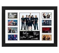 AllStarMedia ACDC Limited Edition Collage Poster Print, A4 or A3 Sizes, Premium Glossy Paper, High Resolution, Framed or Unframed (Unframed, A3 (16x12-42x30cm))