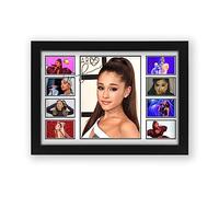 AllStarMedia Ariana Grande Signed Poster Print - Limited Edition Autograph Picture gift for the Ariana fan or collector of merchandise (Unframed, A4 (30x20cm))