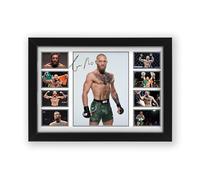 AllStarMedia Conor McGregor Signed Poster Print- Limited Edition Autograph Fan Gift - Collectible Memorabilia Merchandise (Framed A3 (30x40cm))