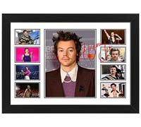 AllStarMedia DJC Harry Styles Signed Poster Print - Limited Edition Autograph Fan Gift - Collectible Memorabilia Merchandise (Framed A4 (30x21cm))