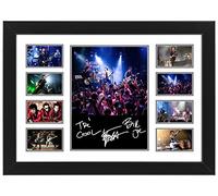 AllStarMedia Green Day Autographed Collage Limited Edition Poster Print - Music Band Wall Art for Home, Office or Dorm Room Decor - Gift for Fan's punk rock (Framed, A3 (16x12-42x30cm))