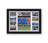 AllStarMedia Limited Edition Rangers Football Club Signed Poster Print - Limited Edition Autograph Fan Gift - Collectible Memorabilia Merchandise (Unframed A4 (30x21cm))