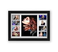 AllStarMedia Meghan Trainor Signed Poster Print- Limited Edition Autograph Fan Gift - Collectible Memorabilia Merchandise (Framed A4 (30x21cm))