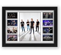 AllStarMedia Nickelback Signed Poster Print- Limited Edition Autograph Fan Gift - Collectible Memorabilia Merchandise (Unframed A3 (30x40cm))