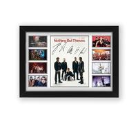 AllStarMedia Nothing but Thieves Signed Poster Print- Limited Edition Autograph Fan Gift - Collectible Memorabilia Merchandise (Unframed A4 (30x21cm))