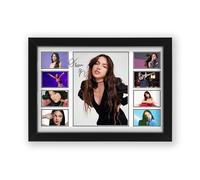 AllStarMedia Olivia Rodrigo Signed Poster Print- Limited Edition Autograph Fan Gift - Collectible Memorabilia Merchandise (Framed A4 (30x21cm))