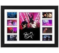 AllStarMedia Panic at the Disco Autographed Collage Poster Print - Limited Edition Signed Gift (Framed, A4 (12x8-30x20cm))