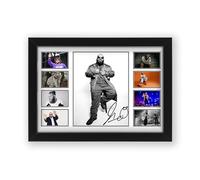 AllStarMedia Teddy Swims Signed Poster Print- Limited Edition Autograph Fan Gift - Collectible Memorabilia Merchandise (Framed A4 (30x21cm))