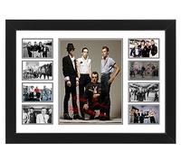 AllStarMedia The Clash Inspired Collage Poster Print A4 | Limited Edition Classic Rock Band Wall Art | Premium Music Collectible | Home Décor Gift | Framed