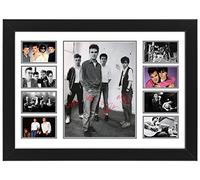AllStarMedia The Smiths Autographed Collage Poster Print - Inspired Wall Art for Fans of 80s Indie Music, Limited Edition Poster for Fans, Home, Office Decor, (Framed, A4 (12x8-30x20cm))