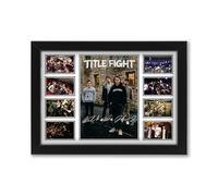 AllStarMedia Title Fight Signed Poster Print | Floral Green Hyperview | Jamie Rhoden Ned Russin | Melodic Hardcore Emo Revival | Shed Secret Society | Limited Edition Wall Art Gift (A4 Framed)