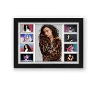 AllStarMedia Tribute to Charli XCX Inspired Pop Music Poster Print | Fan Art Style Pop Singer Wall Art | Contemporary Music Home Décor Artwork | Limited Edition Print | A3 Framed (30 x 40 CM)