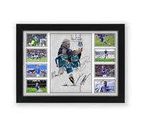 AllStarMedia Tribute To Everton F.C 2025/26 Premier League Squad Signed Poster Print - Limited Edition Autograph Fan Gift -Collectible Memorabilia Wall Art Merchandise (Framed A4 (30x21cm))