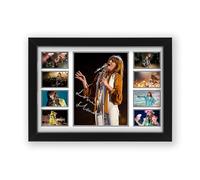 AllStarMedia Tribute to Florence + The Machine Inspired Music Poster Print | Fan Art Style Indie Rock Band | Fan Art Gift | Music Wall Art | Limited Edition Print | A4 Framed (30 x 21 CM)