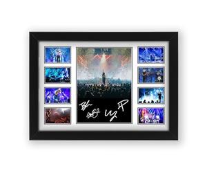 AllStarMedia Tribute to Imagine Dragons Inspired Alternative Rock Poster Print | Fan Art Style Band Wall Art | Fan Art Gift | Music Wall Art | Limited Edition Print | A3 Framed (30 x 40 CM)