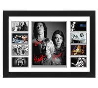 AllStarMedia Tribute To Nirvana Inspired Poster Print - Limited Edition Autograph Fan Gift - Collectible Memorabilia Merchandise (Framed A4 (30x21cm))
