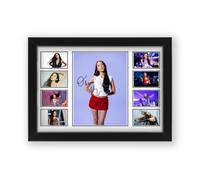 AllStarMedia Tribute to Olivia Rodrigo Inspired Pop Music Poster Print | Fan Art Style Pop Singer Wall Art | Contemporary Music Home Décor Artwork | Premium Music Print | A3 Framed with Mount