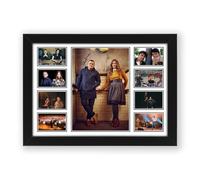 AllStarMedia Tribute to Paul Heaton & Jacqui Abbott Inspired Music Poster Print | Fan Art Style British Music Duo Wall Art | Alternative Music Home Décor Artwork | A4 Framed (30 x 21 CM)